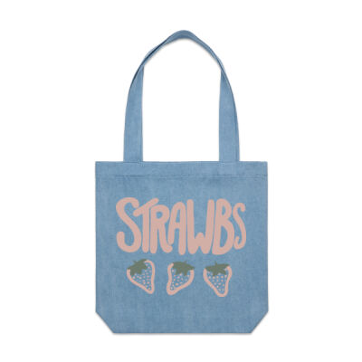 Strawbs Denim Tote Bag Thumbnail